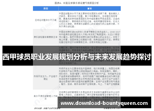 西甲球员职业发展规划分析与未来发展趋势探讨